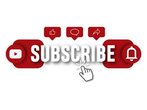 Transparent Youtube Subscribe Button Png Free Download 8 Free Stock