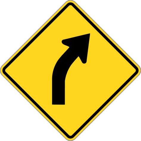 Right Turn Curve Sign Can Traffic Services Ltd Traffic Systems