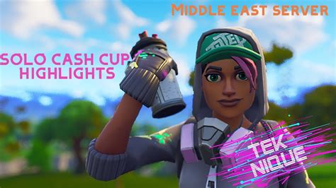 Upvotes are appreciated as i'm. Fortnite Solo Cash Cup Middle East Server | Highlights ...