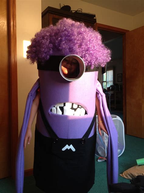 Almost Done Evil Minion Costume Purple Minion Costume Minion Costumes Up Costumes Halloween