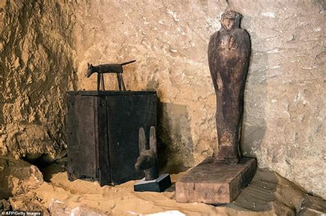 Many Artifacts Were Discovered In The Tomb The Ministry Said Including Limestone Statu