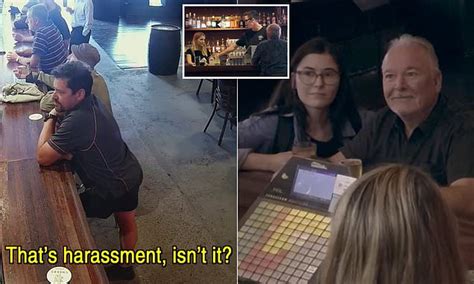 Men Defend A Female Bartender Being Sexually Harassed By Her Boss At
