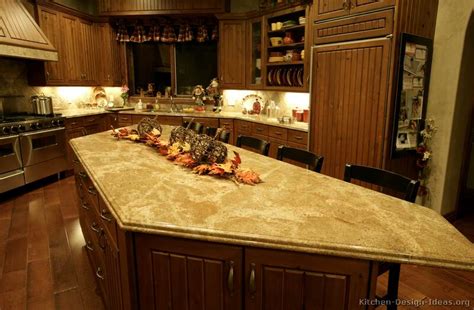 Kitchen islands are bolder than ever. Pictures of Kitchens - Traditional - Medium Wood, Golden ...