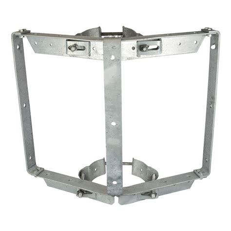 TRANSFORMER BRACKET, 3-POSITION, STEEL, BANDED-RACK STYLE, with NEMA A and B LUG SPACING ...