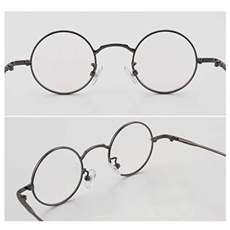 agstum retro small round optical eyeglasses frame clear lens gray on galleon philippines