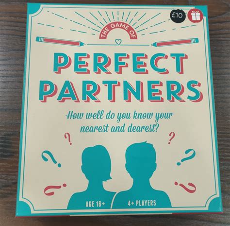 Perfect Partners Board Game Hobbies And Toys Toys And Games On Carousell