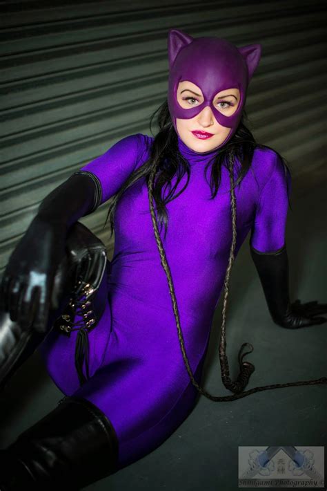 The Spandex Statement Purple Spandex Catwoman