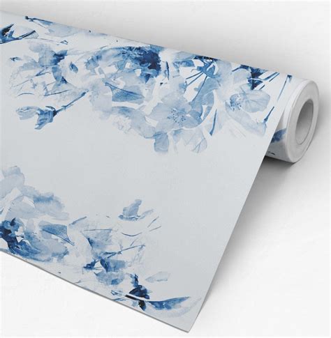 Blue Self Adhesive Wallpaper