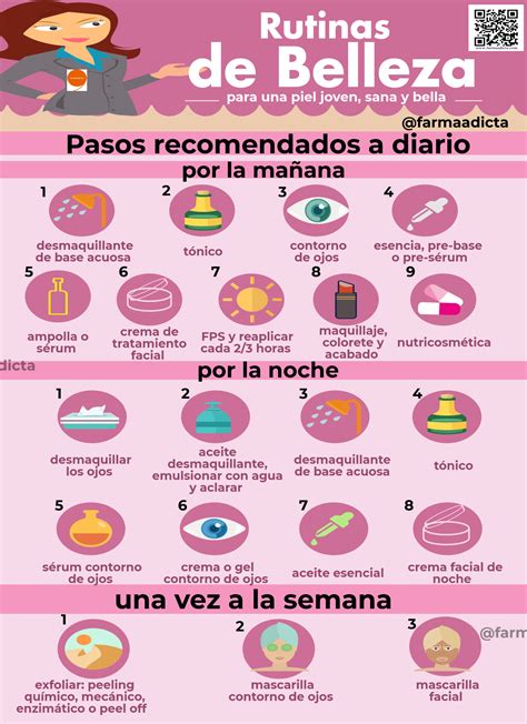 Rutinas De Belleza Infografia Farmaadicta Beauty Tips For Face