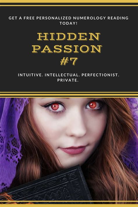 Hidden Passion You Are A Private Individual Who Loves To Think Deeply About Things Your