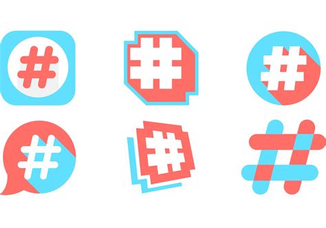 Hashtag Vector Icon Free Download Free Vectors Clipart Graphics