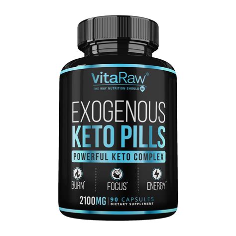 Exogenous Keto Pills Made With 2100 Mg Of Bhb Ketones Vitaraw Nutrition