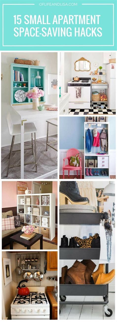 How to make a small apartment look larger. 15 Cheap and Easy Small Apartment Hacks To Make Your Space ...