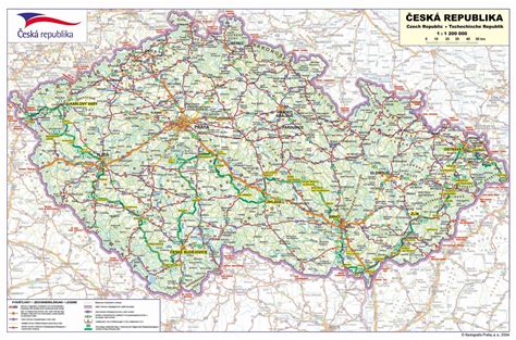Mapa české Republiky K Vytisknutí Mapa