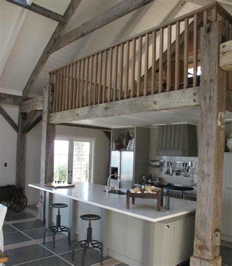 Barndominiums are often metal building homes. Interior Design by Sumin Chaplin | Decoholic