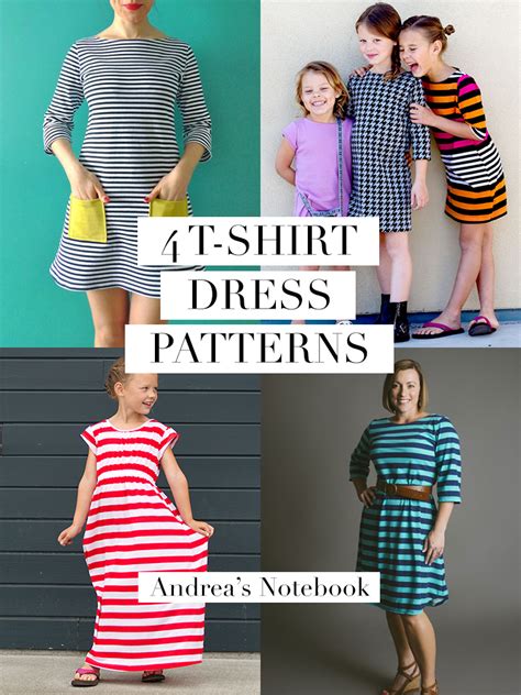 The Best T Shirt Dress Patterns For Girls And Women