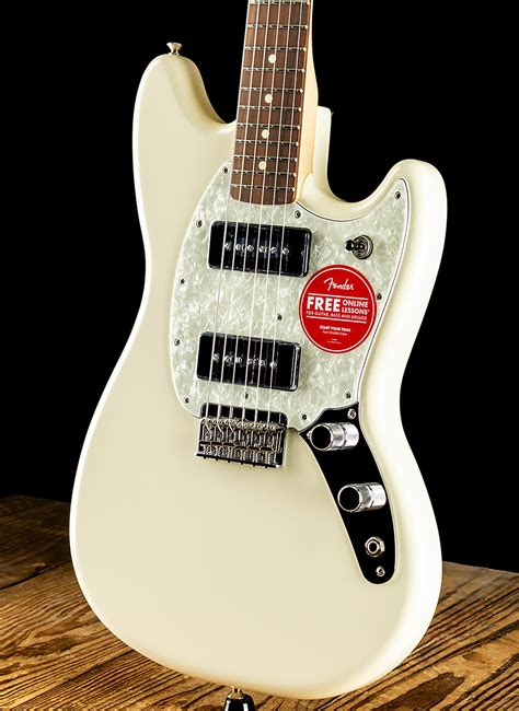 Fender Mustang 90 Olympic White Free Shipping Reverb