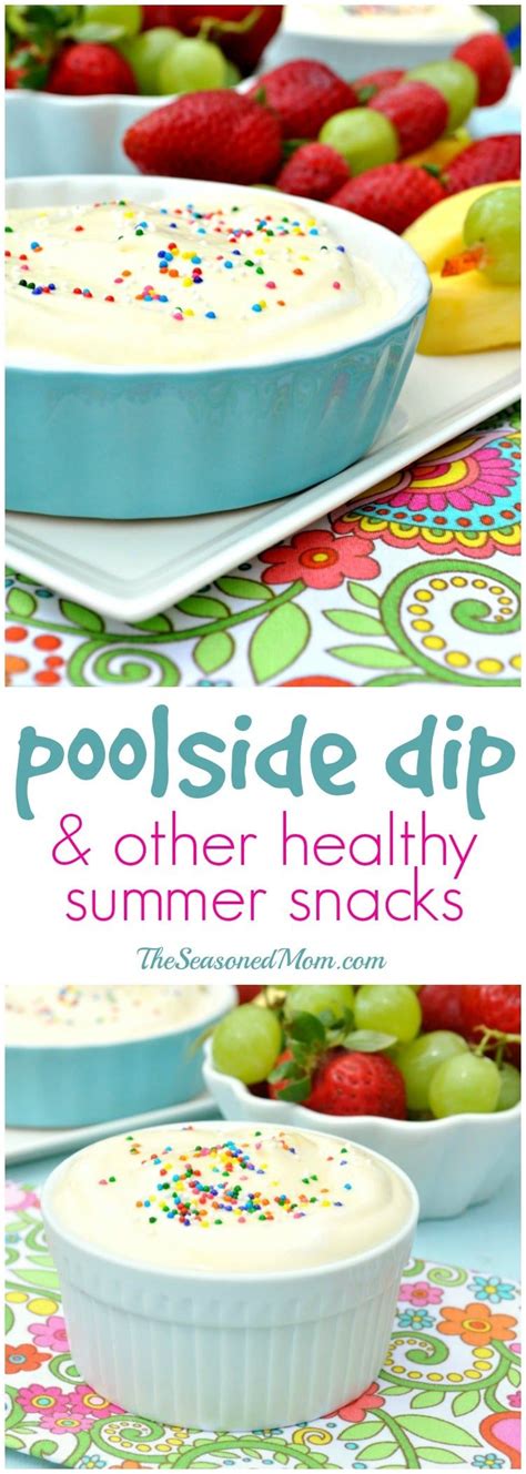 Made this for all the fun yesterday and everyone thought it was yummy! Poolside Dip + Other Healthy Snacks for Kids | Recipe ...