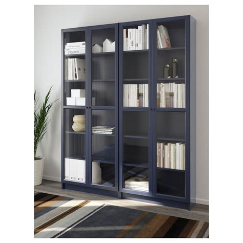 Billy Bibliothèque Bleu Foncé 63x1134x7912 160x30x202 Cm Ikea Ca