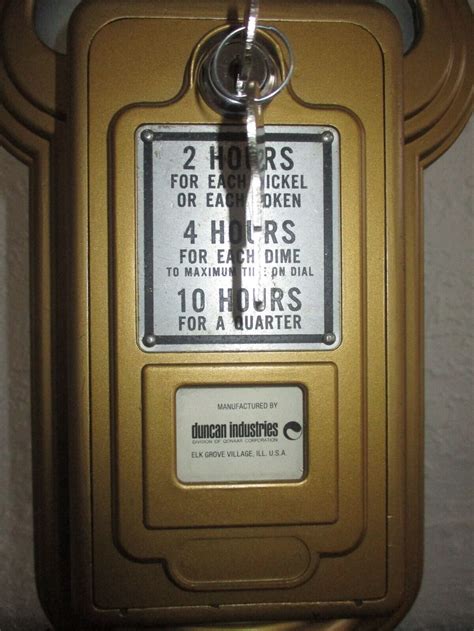 Vintage Authentic Duncan Miller Parking Meter Never Installed Wkey Ebay