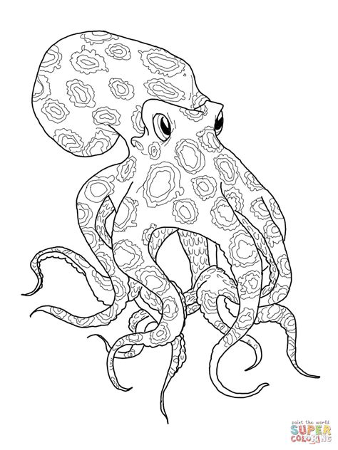 Octopus Coloring Page Printable