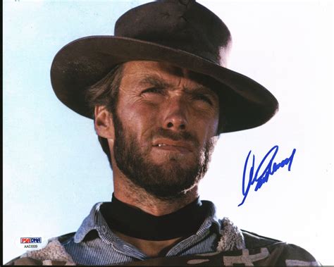 Clint Eastwood Autographed Signed The Good The Bad And The Ugly X Photo Psa Dna