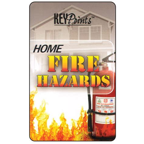 Pocket Guide Home Fire Hazards Custom Pocket Guides