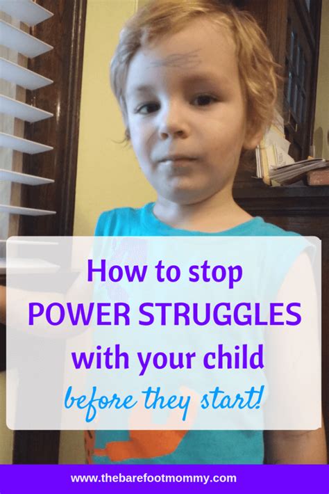 How I Avoid Starting A Power Struggle With My Child