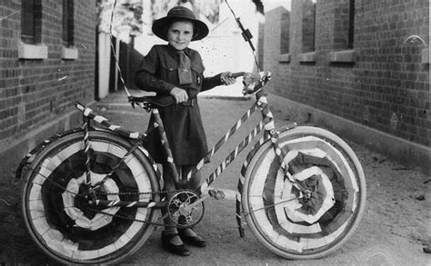 Brownie Muriel Long With Bicycle Decorated For Street Pr Flickr