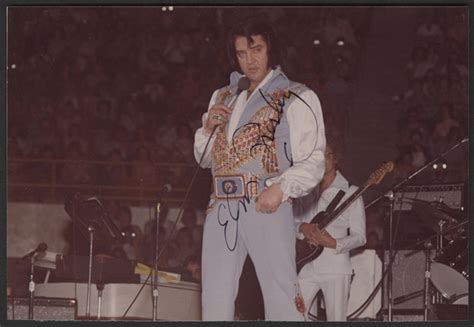 Lot Detail Elvis Presley Signed Original Photograph