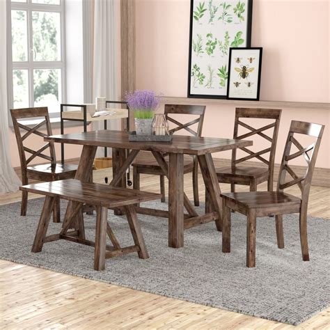 Rated 2.4 out of 5 stars based on 9 reviews. Laurel Foundry Modern Farmhouse Bailee 6 Piece Solid Wood ...