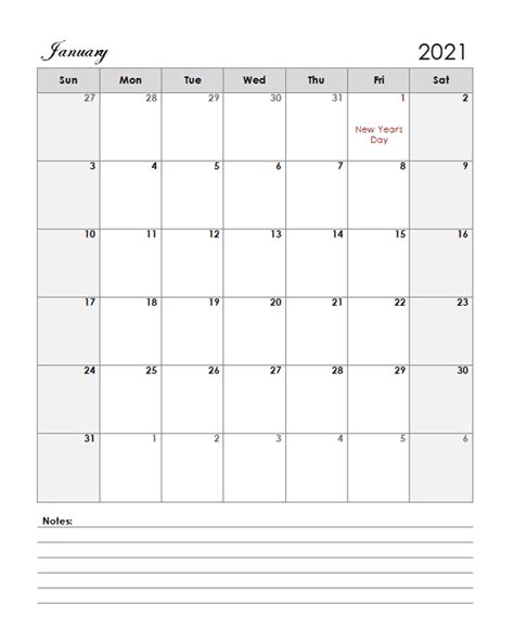 2021 Indonesia Calendar Template Large Boxes Free Printable Templates