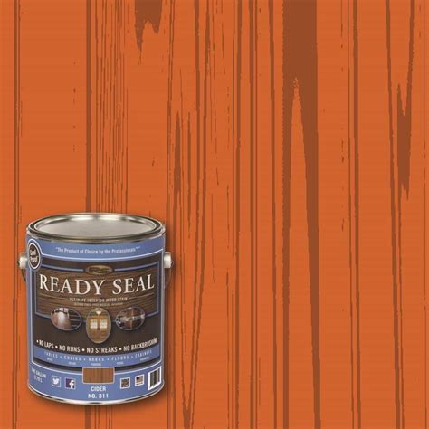 Ready Seal 1 Gal Cider Ultimate Interior Wood Stain And Sealer 311