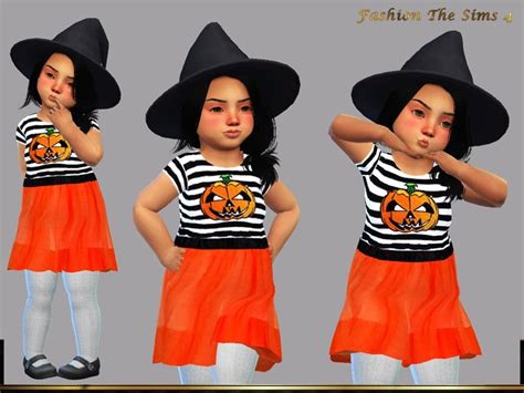 Kid Witch Costume Kids Witch Costume Sims 4 Dresses Sims 4 Toddler