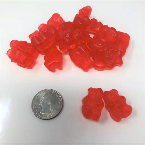 Strawberry Gummi Bears Strawberry Flavor Red Gummy Bears 5 Pounds Candy