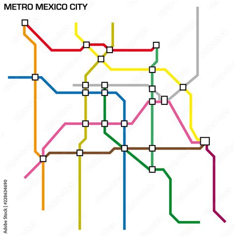 Mexico City Metro Map Sexiz Pix