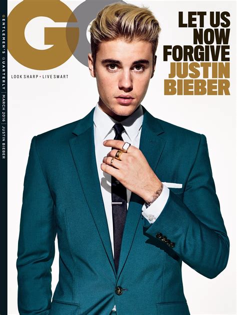 See All The Photos From Justin Biebers First Gq Cover Shoot Gq