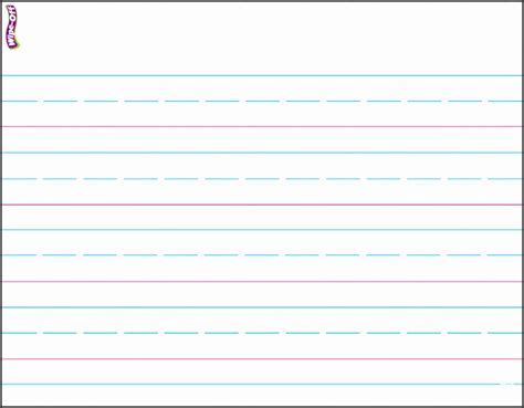 This lined paper is ideal for writing narrations and time4learning offers printable kindergarten worksheets as well as worksheet through the eighth grade. 8 Primary Writing Paper Template - SampleTemplatess ...