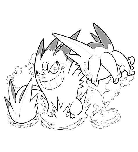 Pokemon Gengar 14 Coloring Page Free Printable Coloring Pages For Kids