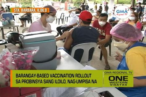 One Western Visayas Barangay Based Vaccination Rollout Sa Probinsya
