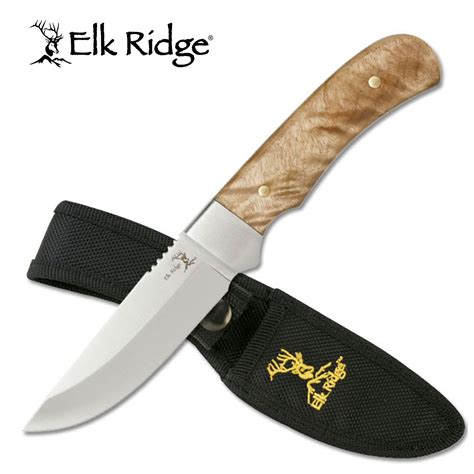 Elk Ridge Burl Wood Knife Powa Beam Wholesale