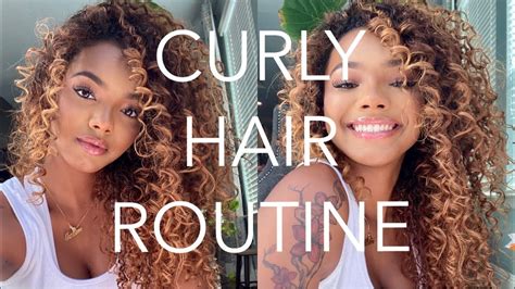 Curly Hair Routine Jas Olivia Youtube