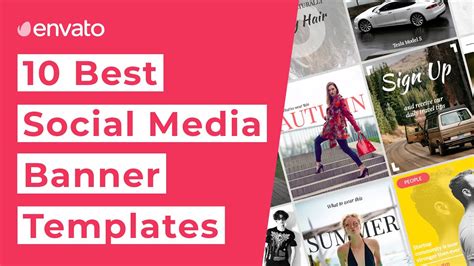 10 Best Social Media Banner Design Templates 2020 Youtube