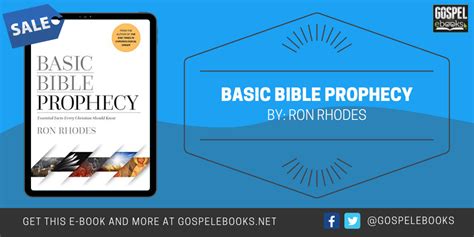 Basic Bible Prophecy Essential Facts Every Christian Should Know Gospel Ebooks