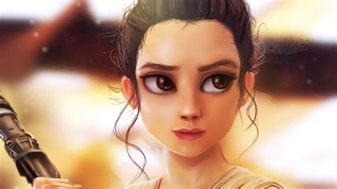 Rey Star Wars Art 4k Hd Movies 4k Wallpapers Images Backgrounds