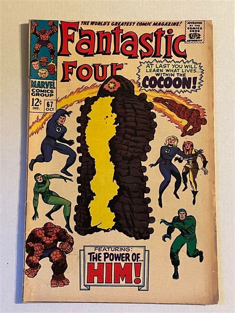 Fantastic Four 1967 67 Marvel Comic Book 1st Appearance Him Adam