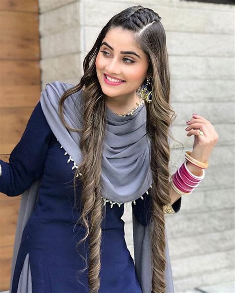 top 82 punjabi suit with hairstyle super hot in eteachers