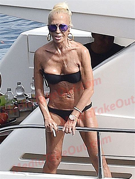 Donatella Versace Bikini Photo Hot Naked Pics Comments 1