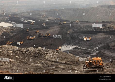 Open Cast Coal Mines Of The Mahanadi Coalfields At Jharsuguda