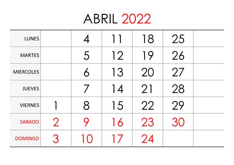 Calendario Abril 2022 Con Dias Feriados America Latina Mobile Legends